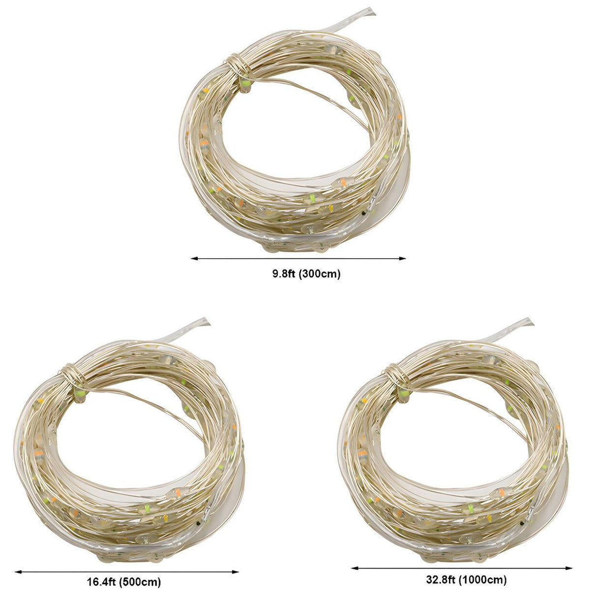 Nordic Christmas Tree LED Starry White String Light Image - 11