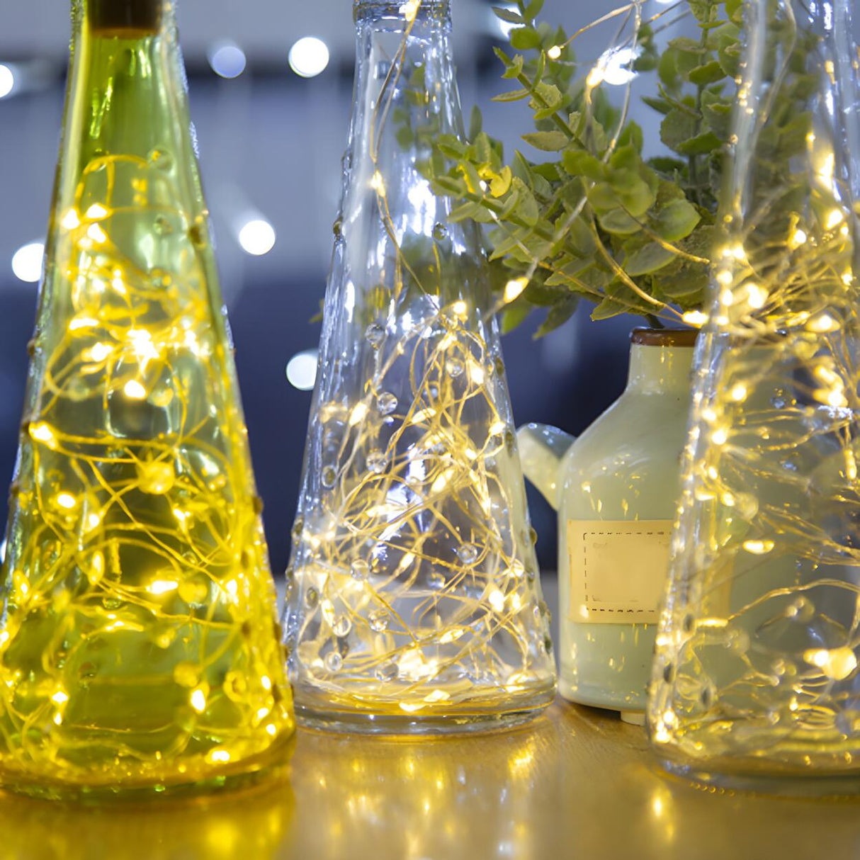 Nordic Christmas Tree LED Starry White String Light Image - 19