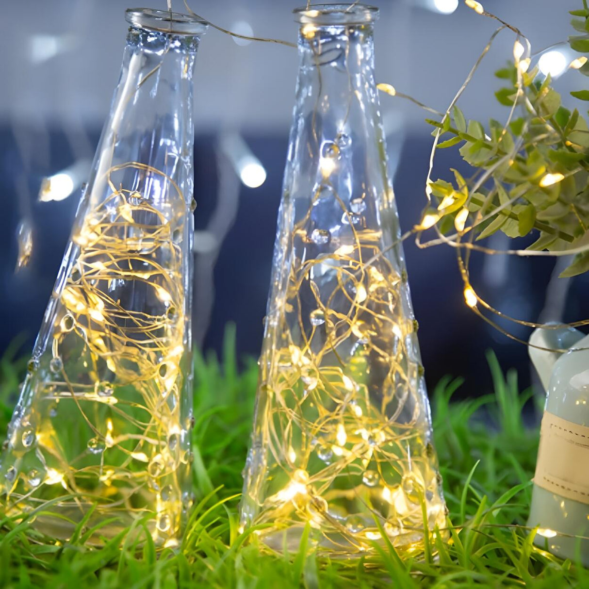 Nordic Christmas Tree LED Starry White String Light Image - 21