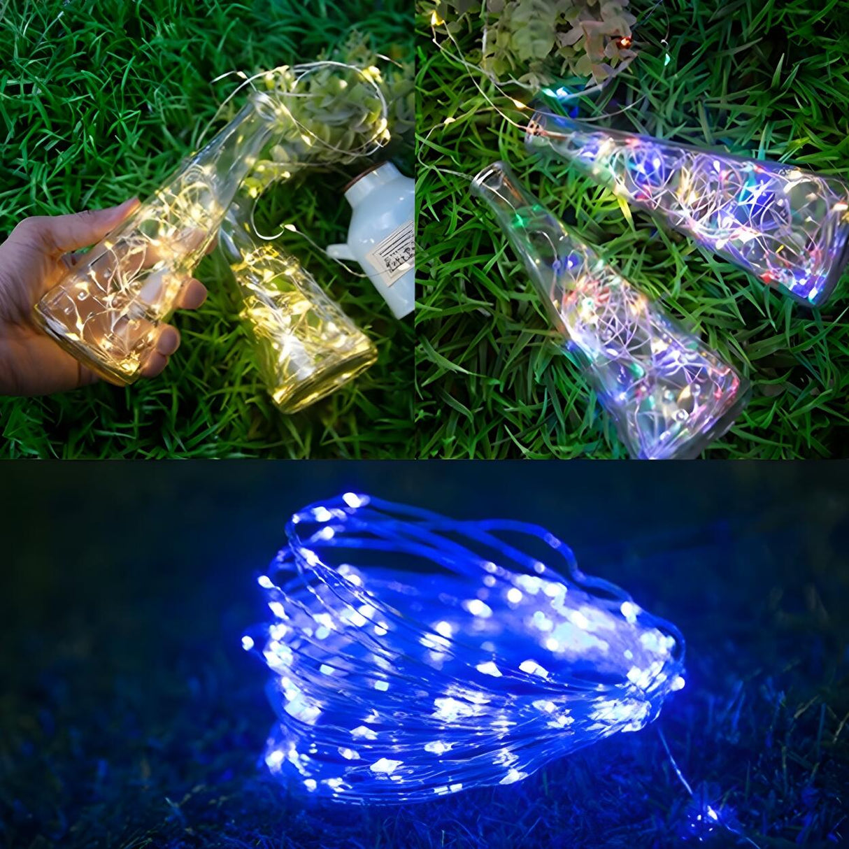 Nordic Christmas Tree LED Starry White String Light Image - 22