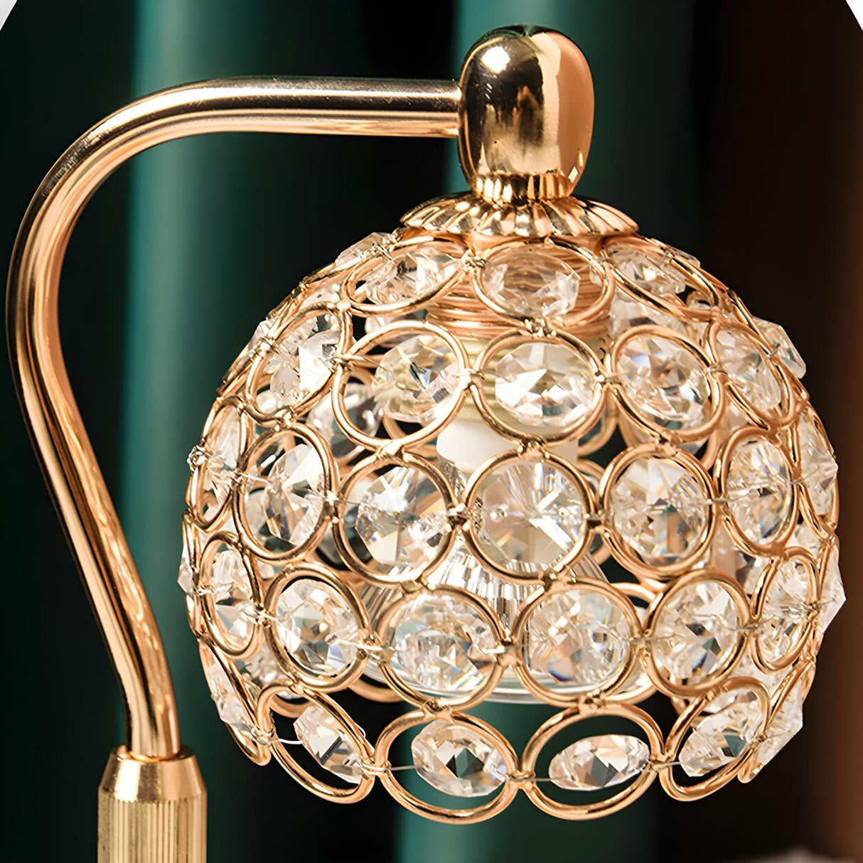 Nordic Crystal Ball Aromatherapy Melting Wax Table Lamp Image - 9