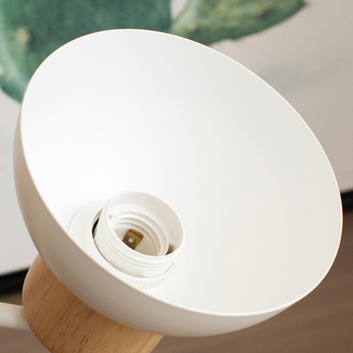 Nordic Durable Cone Wooden LED Wall Sconce Light Image - 14