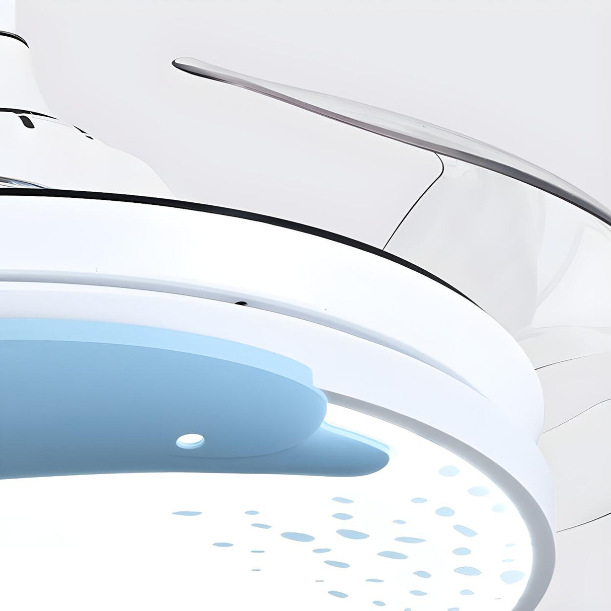Nordic Kids Room Dolphin LED Ceiling Fan with Light Image - 6