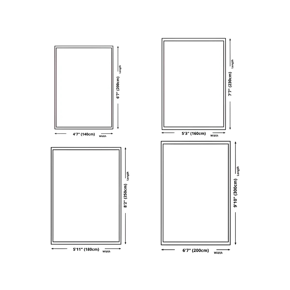 Nordic Modern Abstract Polyester Beige Area Rug Image - 12