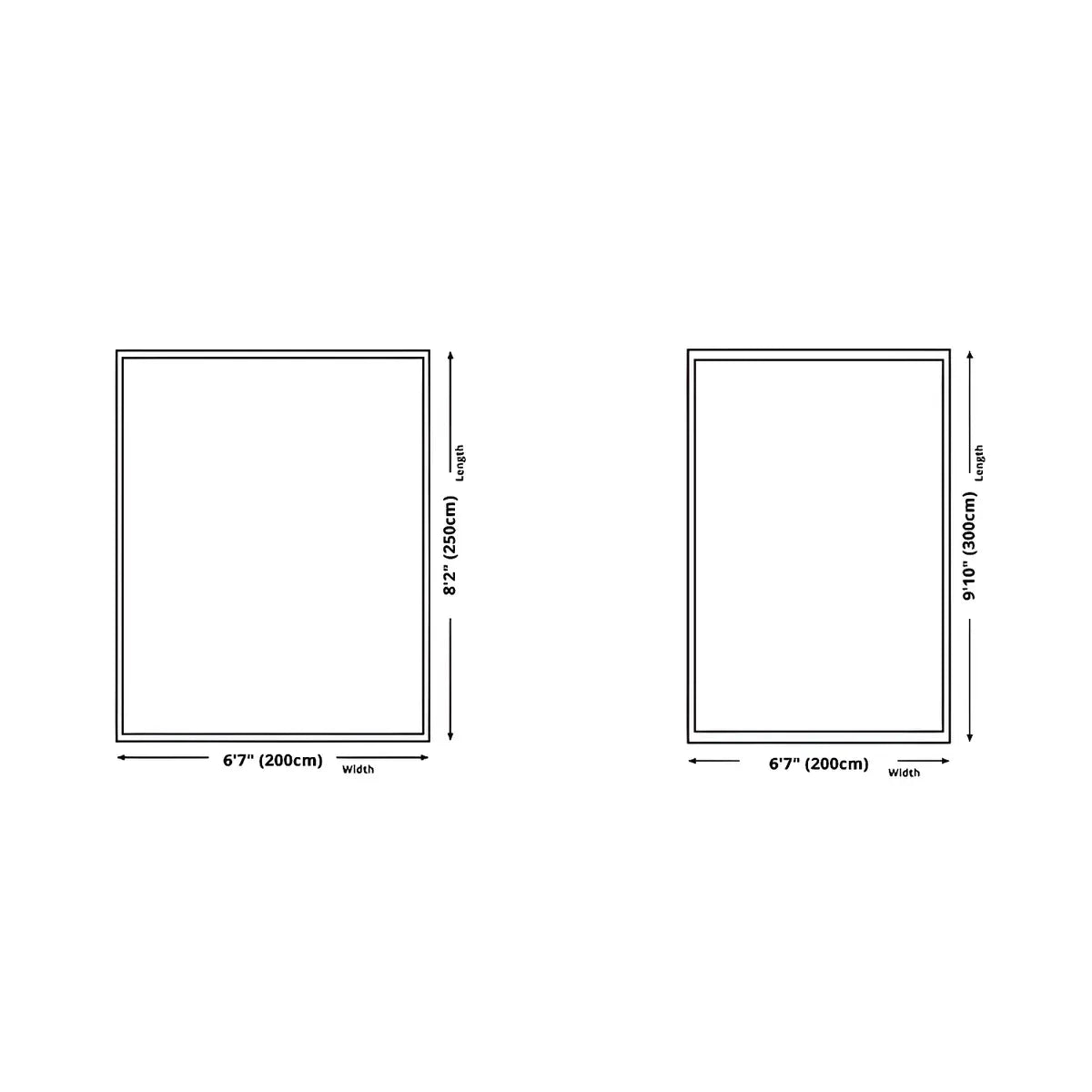 Nordic Rectangle Polyester Striped Non-Slip Area Rug Image - 17