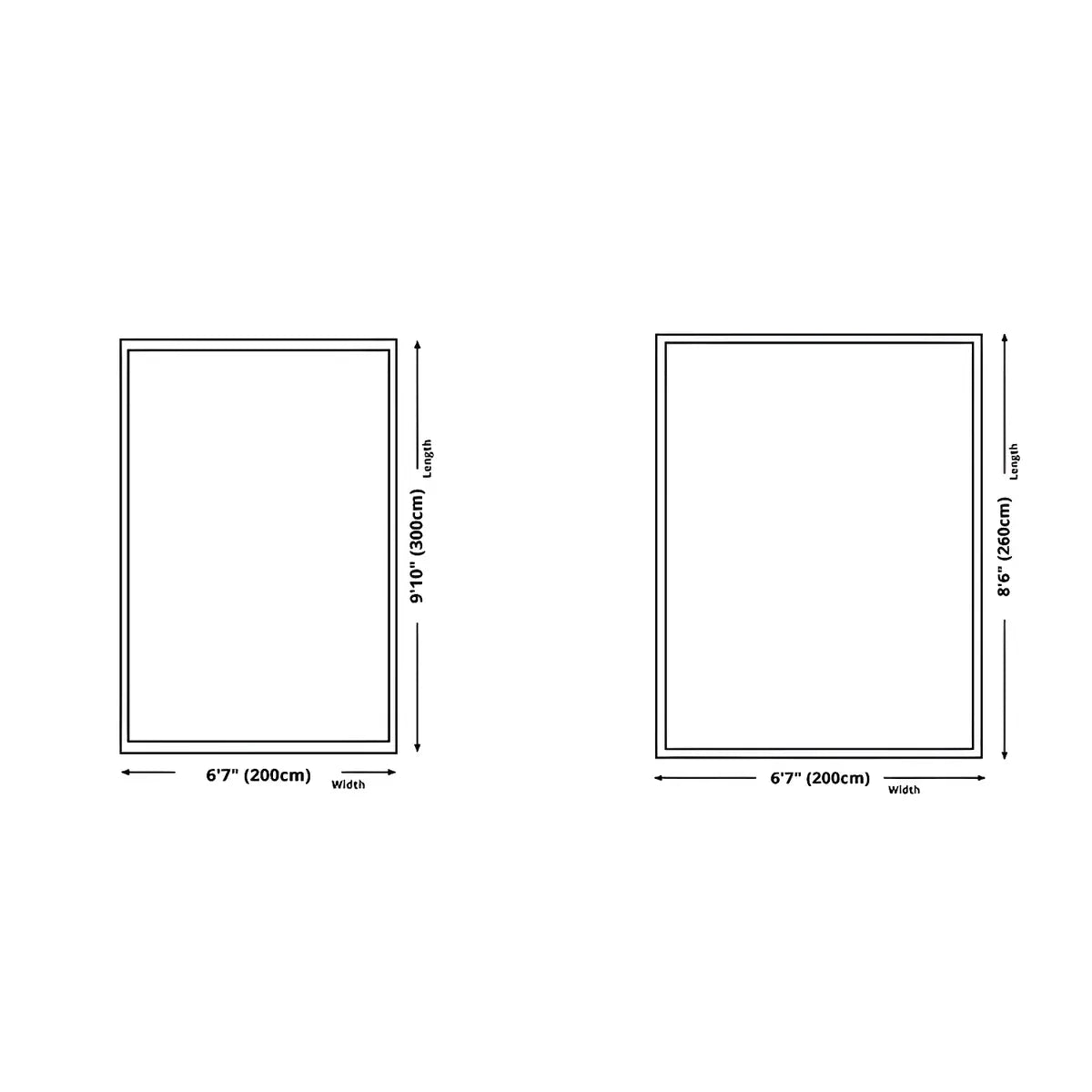 Nordic Rectangle Watercolor Soft Fabric Blue Area Rug Image - 25