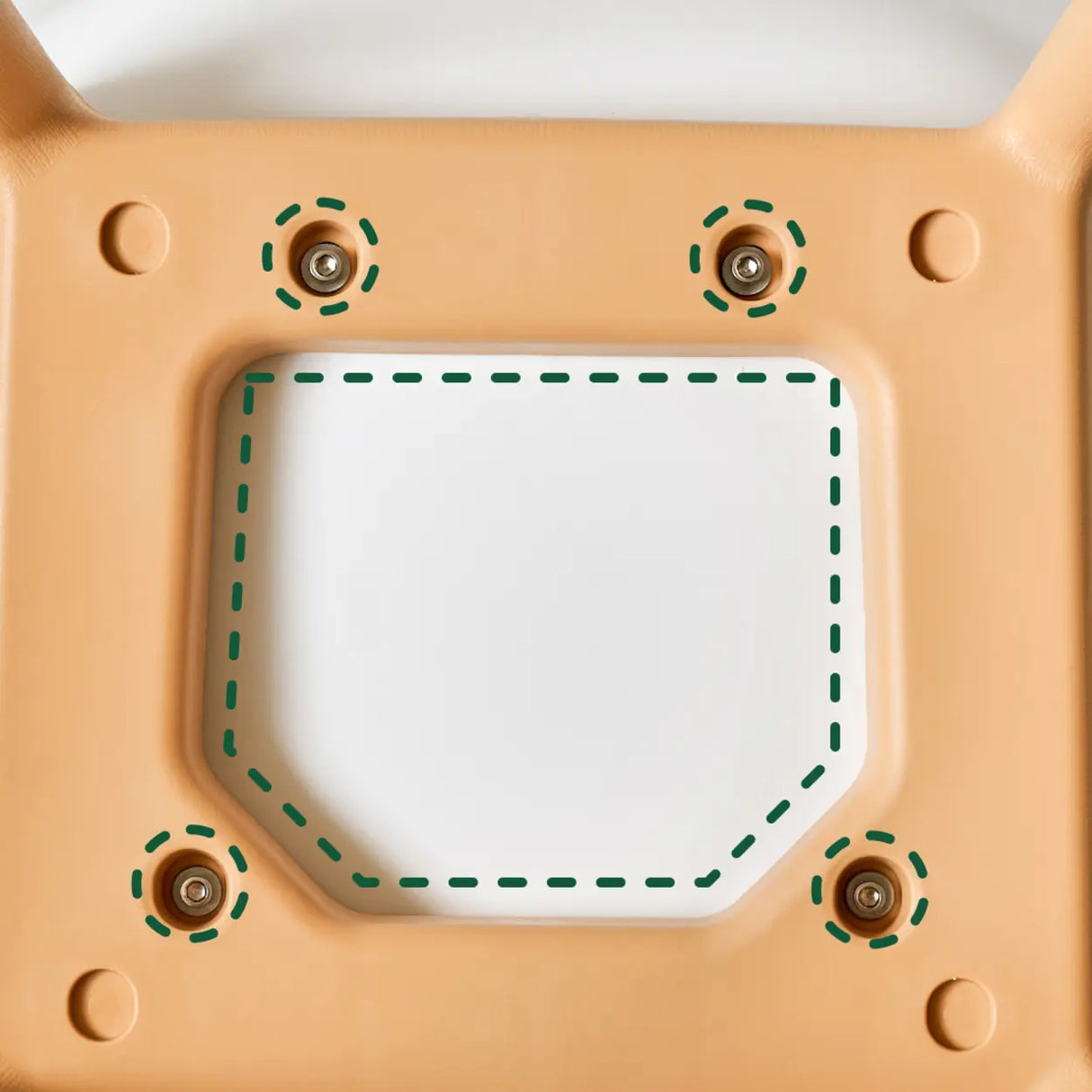 Nordic Simple Acrylic Armless Wooden Leg Dining Chair Image - 12