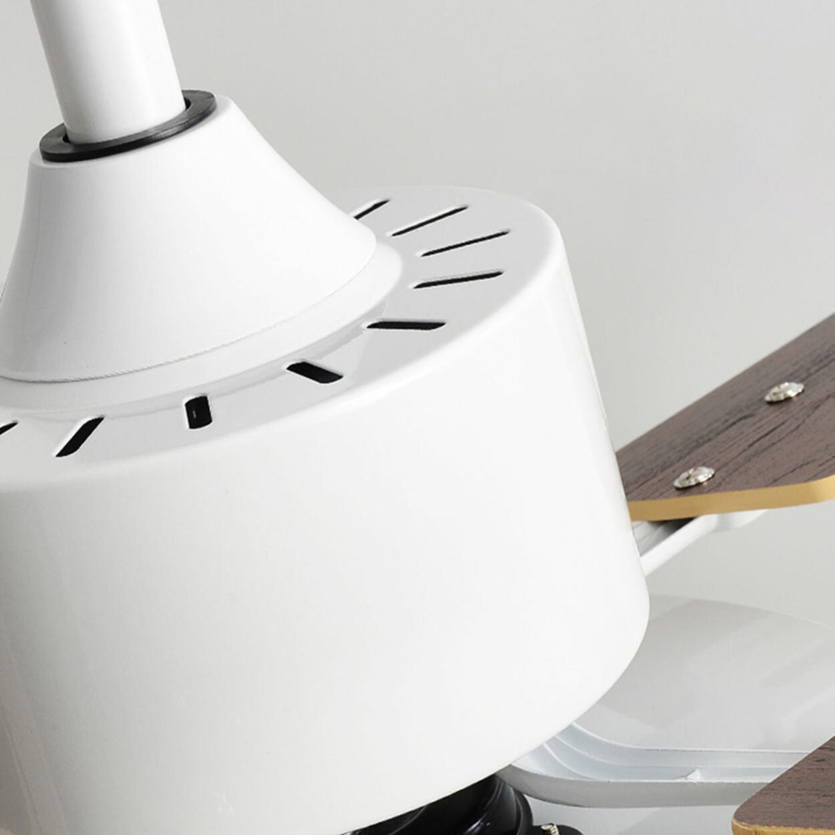 Nordic Style 5 Wooden Blade Ceiling Fan with Light Image - 11