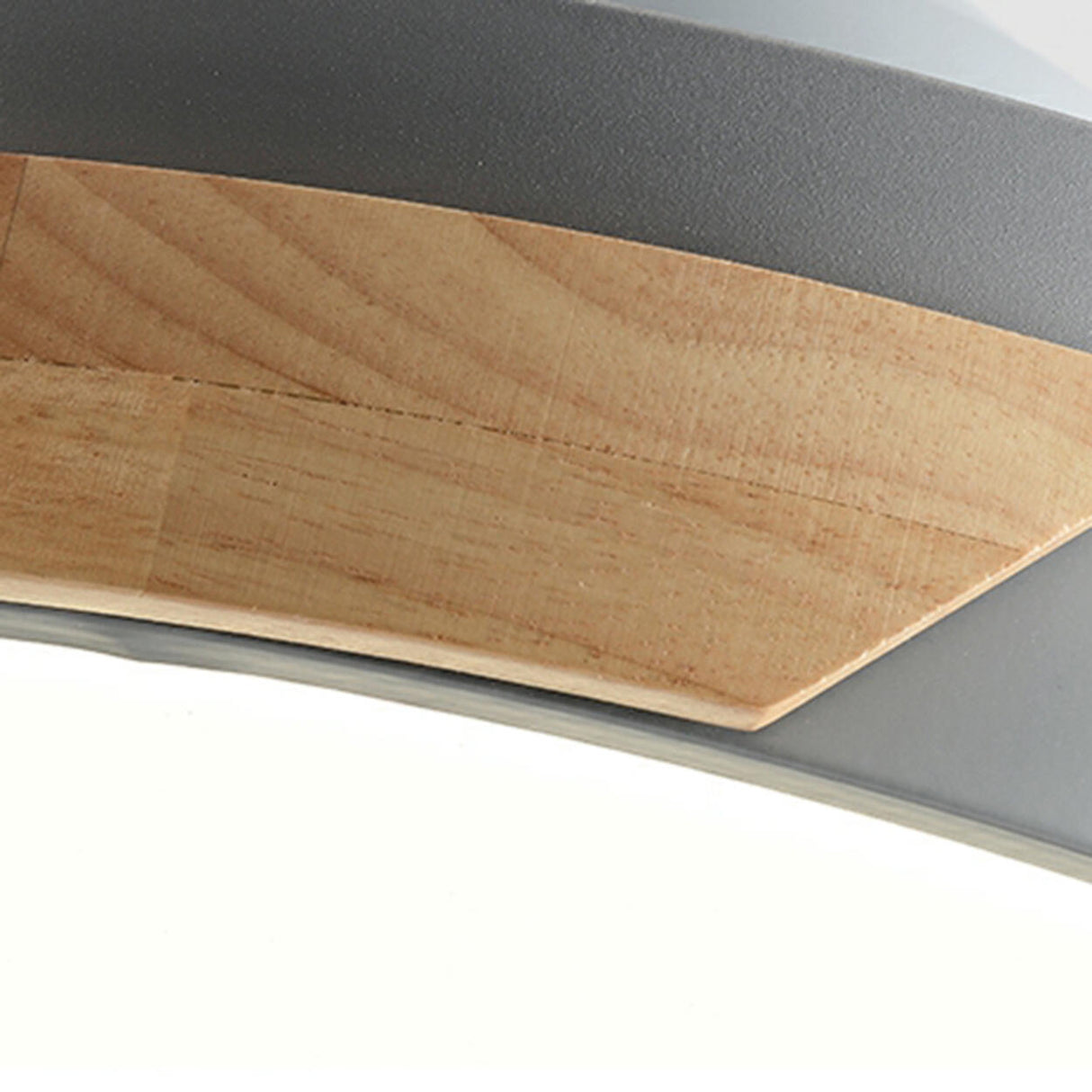 Nordic Style Simple 3 Blade Round Ceiling Fan Light Image - 10