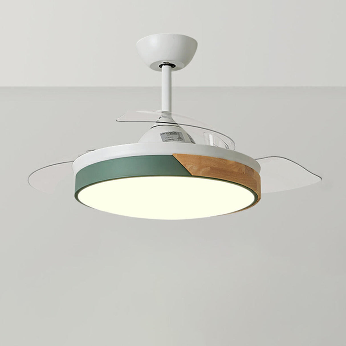 Nordic Style Simple 3 Blade Round Ceiling Fan Light Image - 14