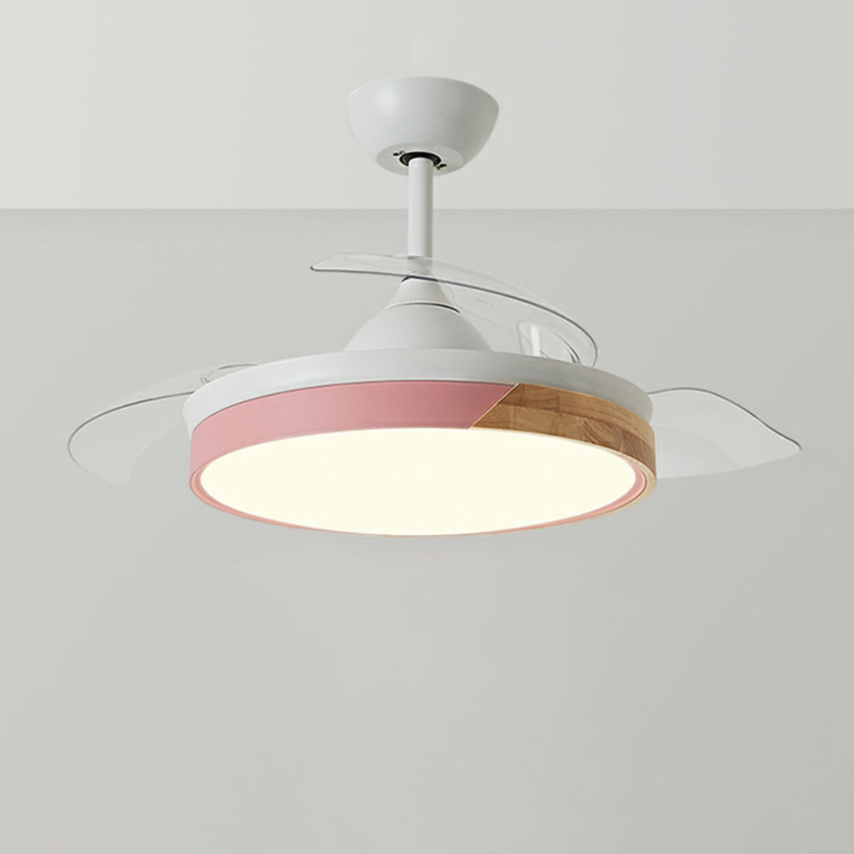 Nordic Style Simple 3 Blade Round Ceiling Fan Light Image - 16