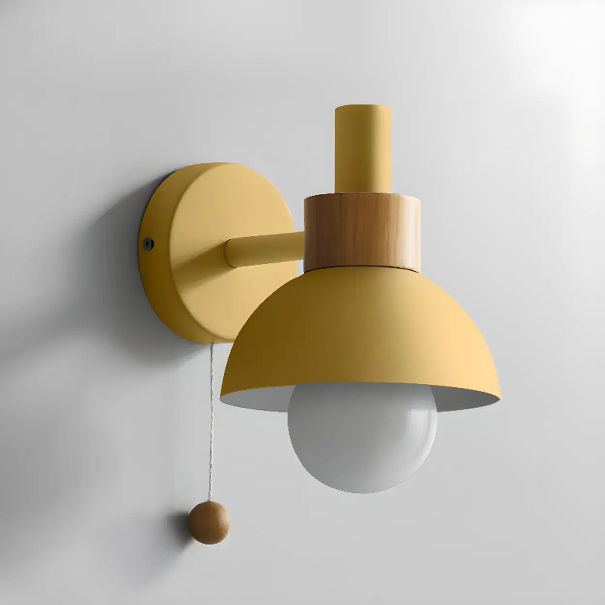 Nordic Style Wood Vanity Wall Light Fixture Image - 10