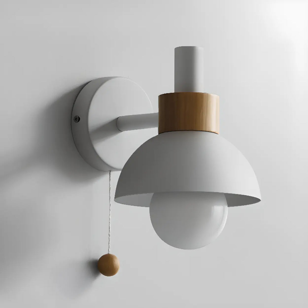 Nordic Style Wood Vanity Wall Light Fixture Image - 11