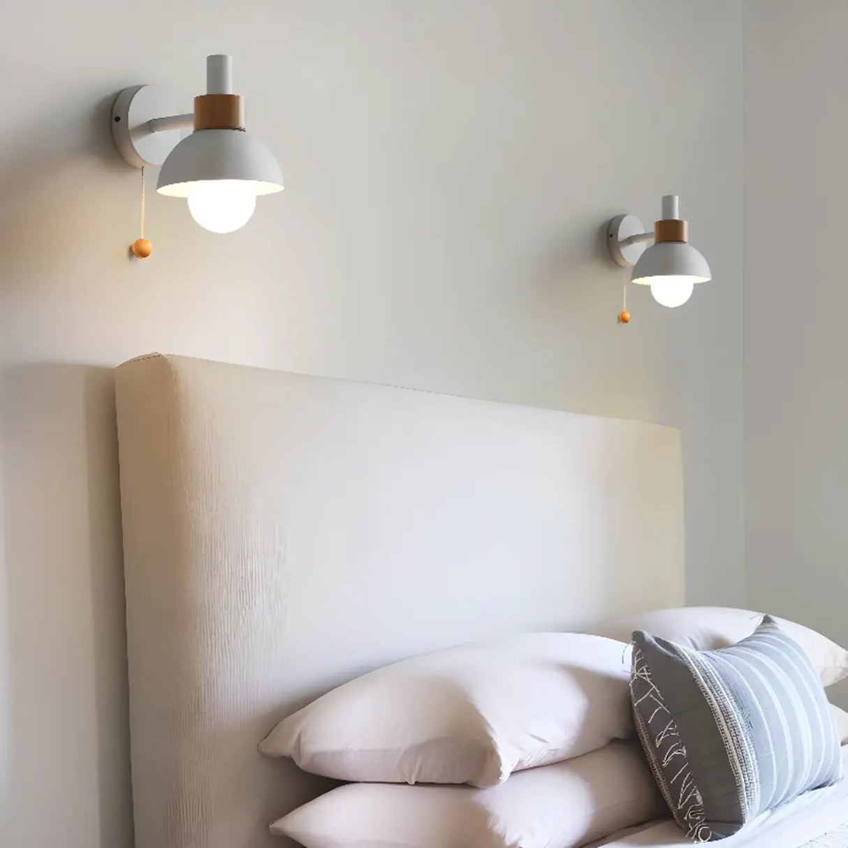 Nordic Style Wood Vanity Wall Light Fixture Image - 15