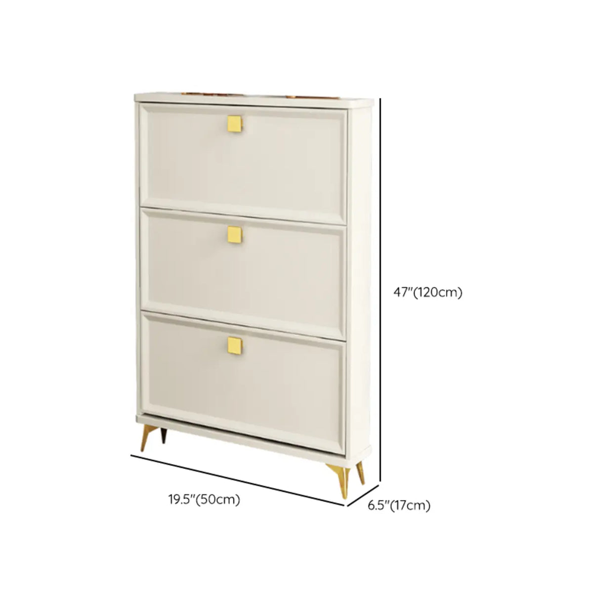 Nordic Tall Wood Hallway White Shoe Cabinet Storage Image - 29