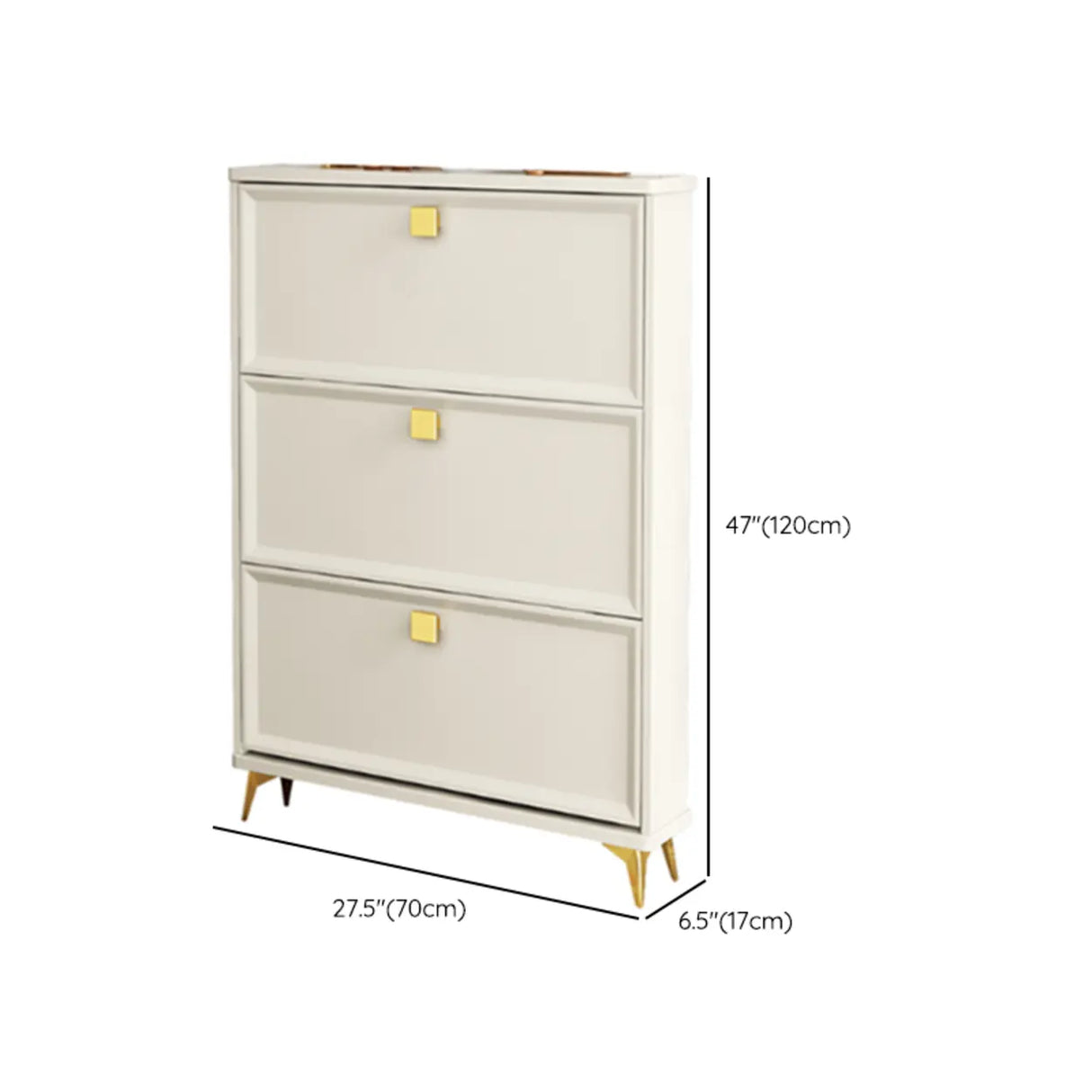 Nordic Tall Wood Hallway White Shoe Cabinet Storage Image - 32