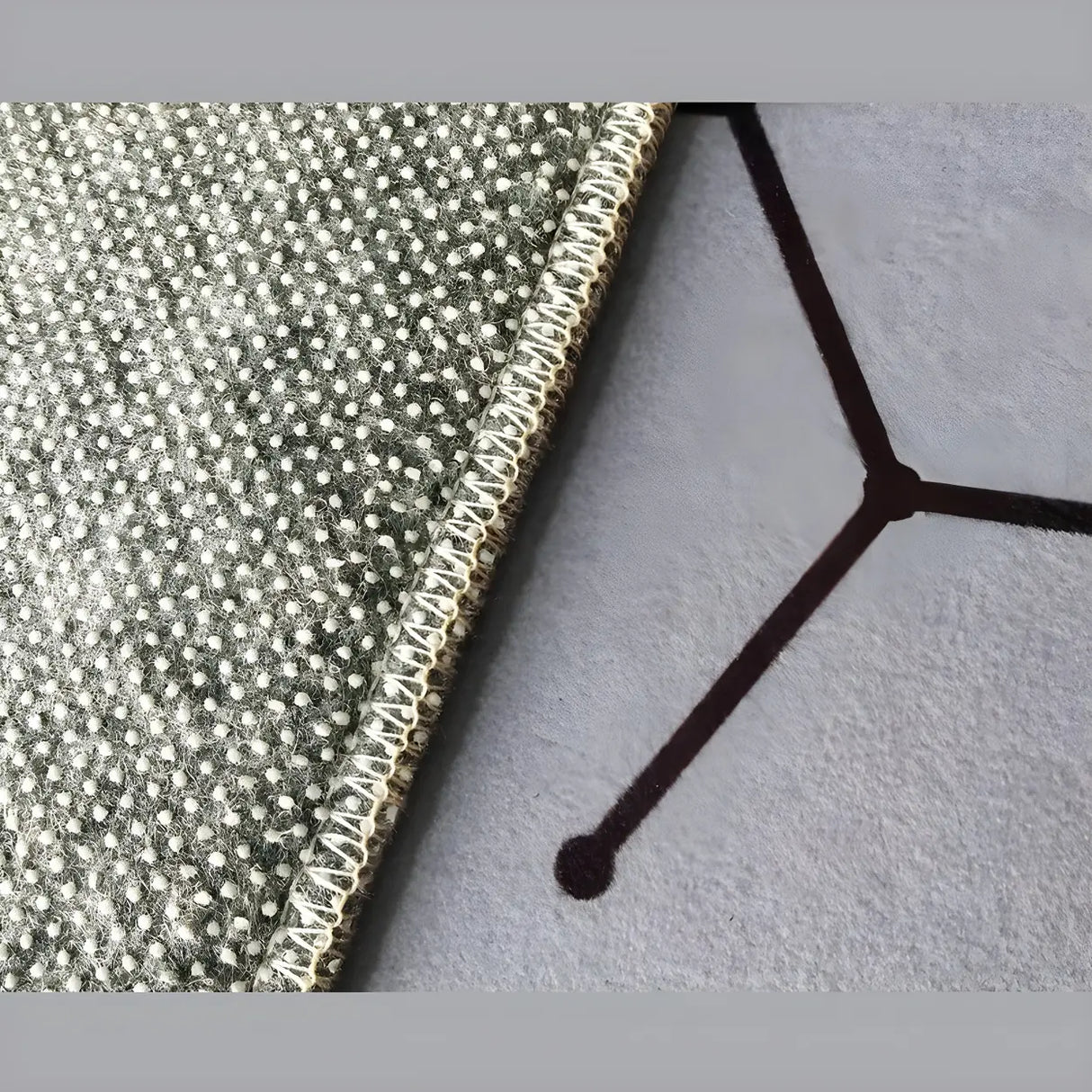 Novelty 3D Polyester Multicolor Hallway Anti-Slip Area Rug Image - 8