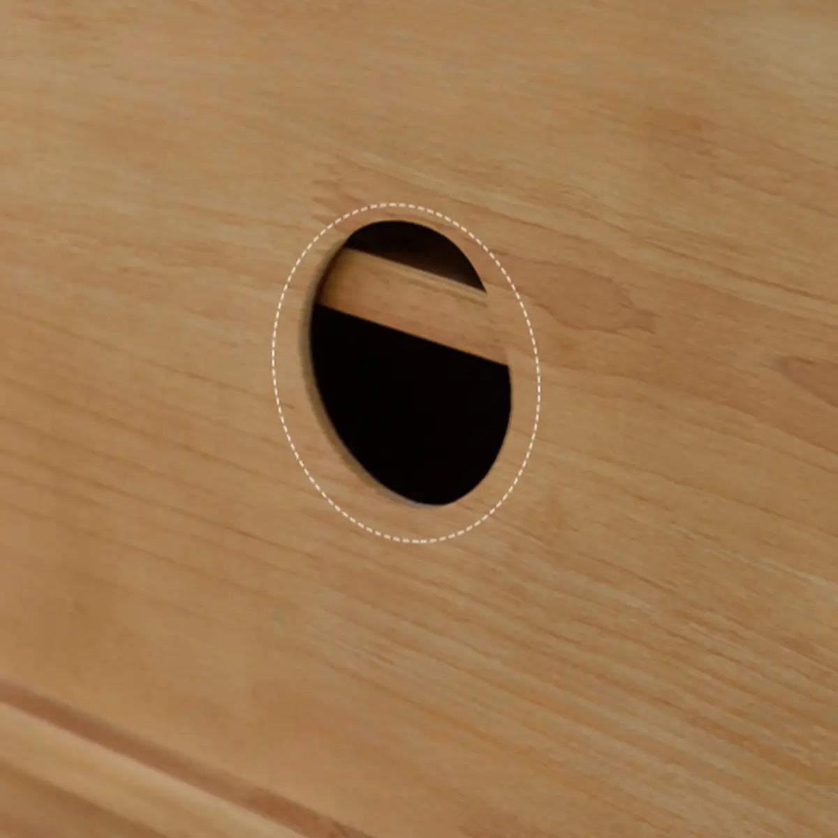 Nut-Brown Oak Medium Wood Tone TV Stand with Storage Image - 11