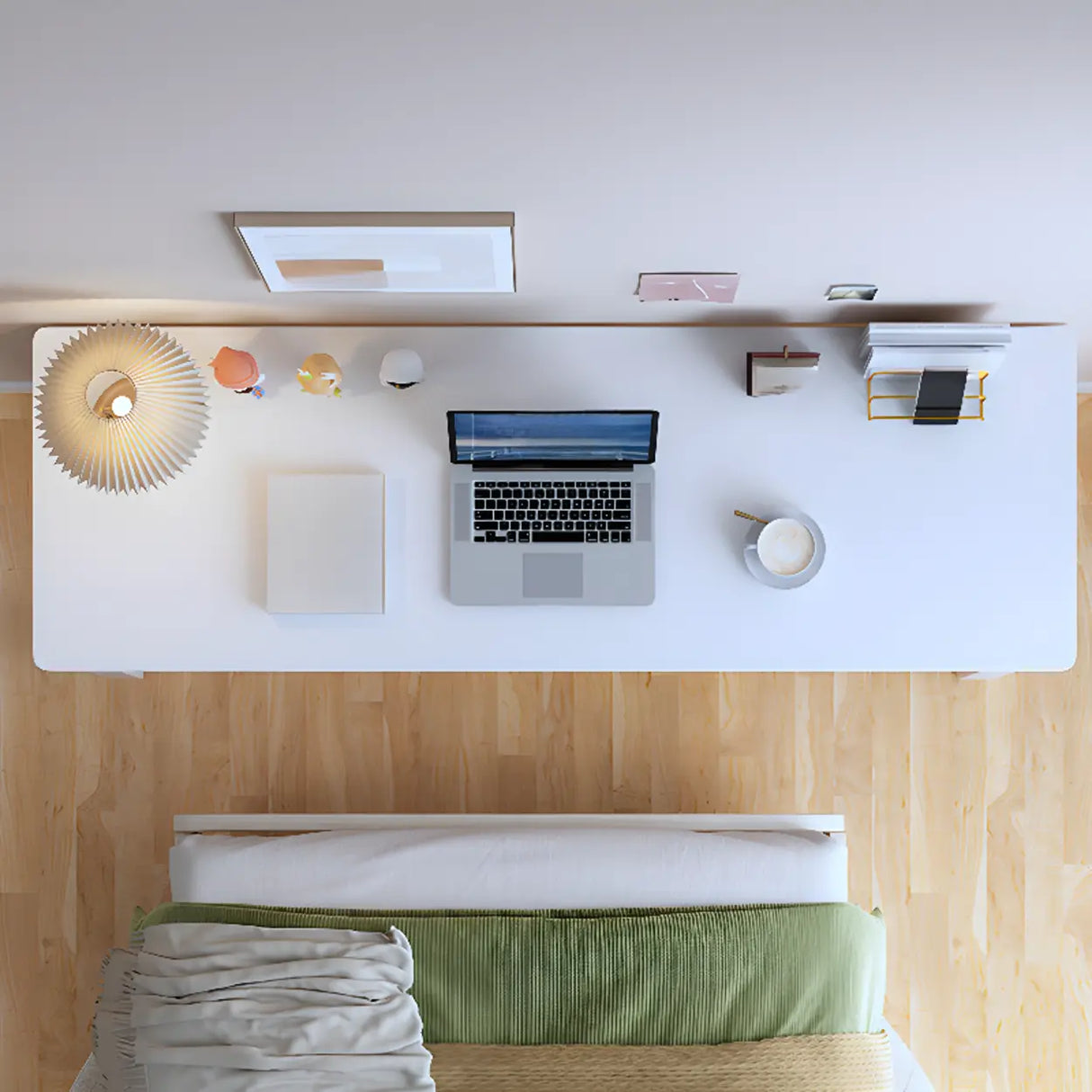 Nut-Brown Wood Rectangle Drawers Desk for Home Use Image - 4