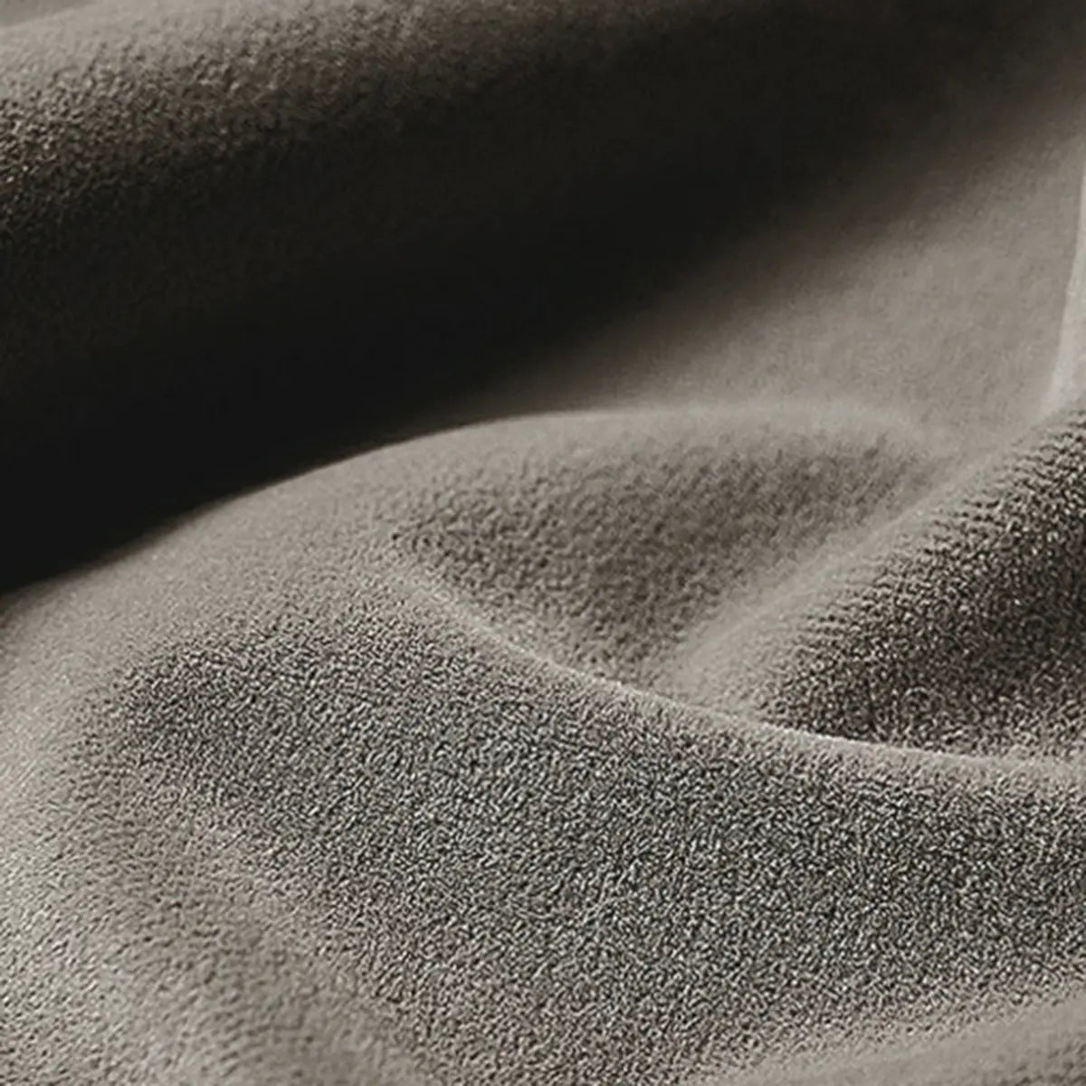 Off-White Frosted Velvet Mid-Back Fixed Back Arm Chair Image - 12