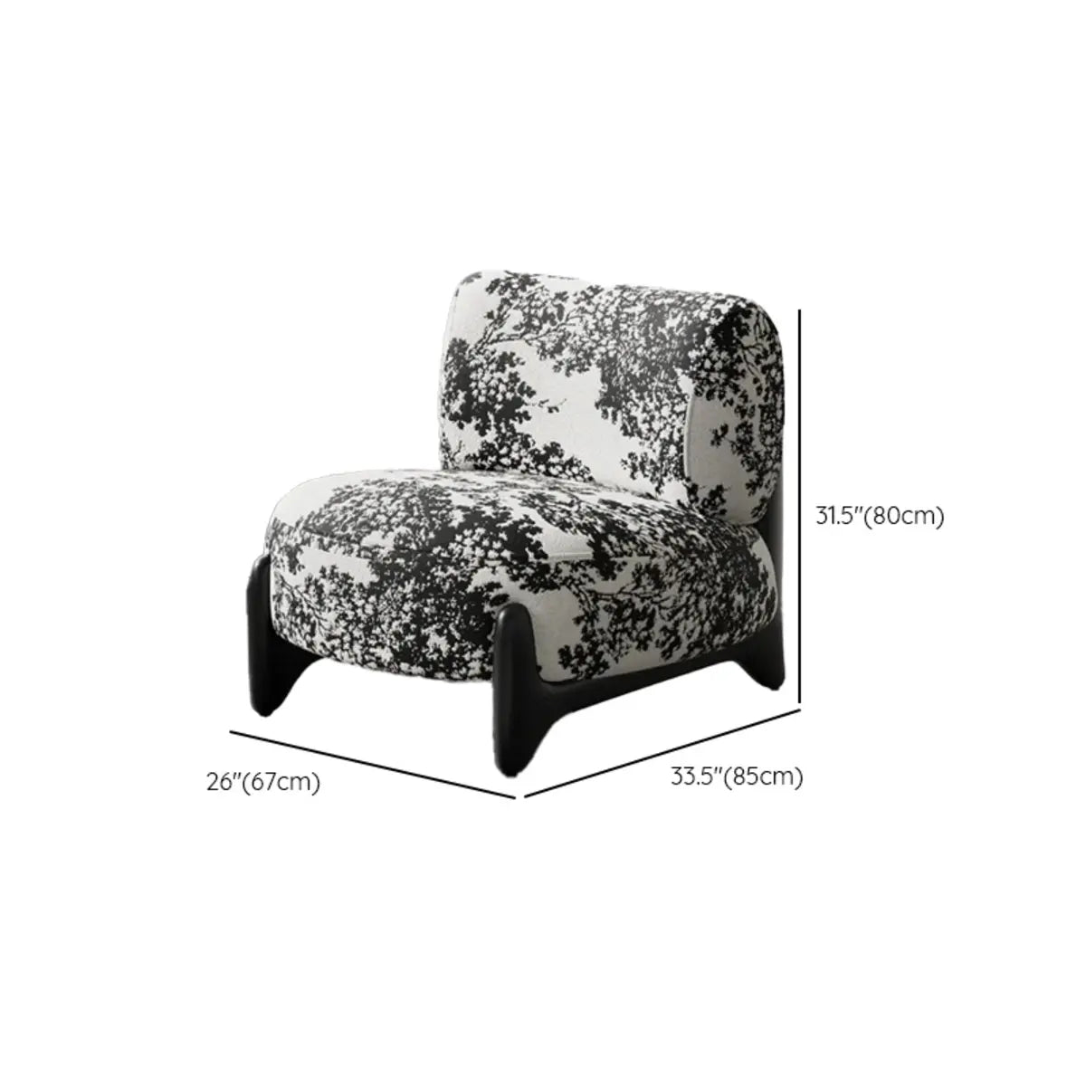 Off-White Sherpa Pillow Back Ash Wood Accent Chair Image - 12