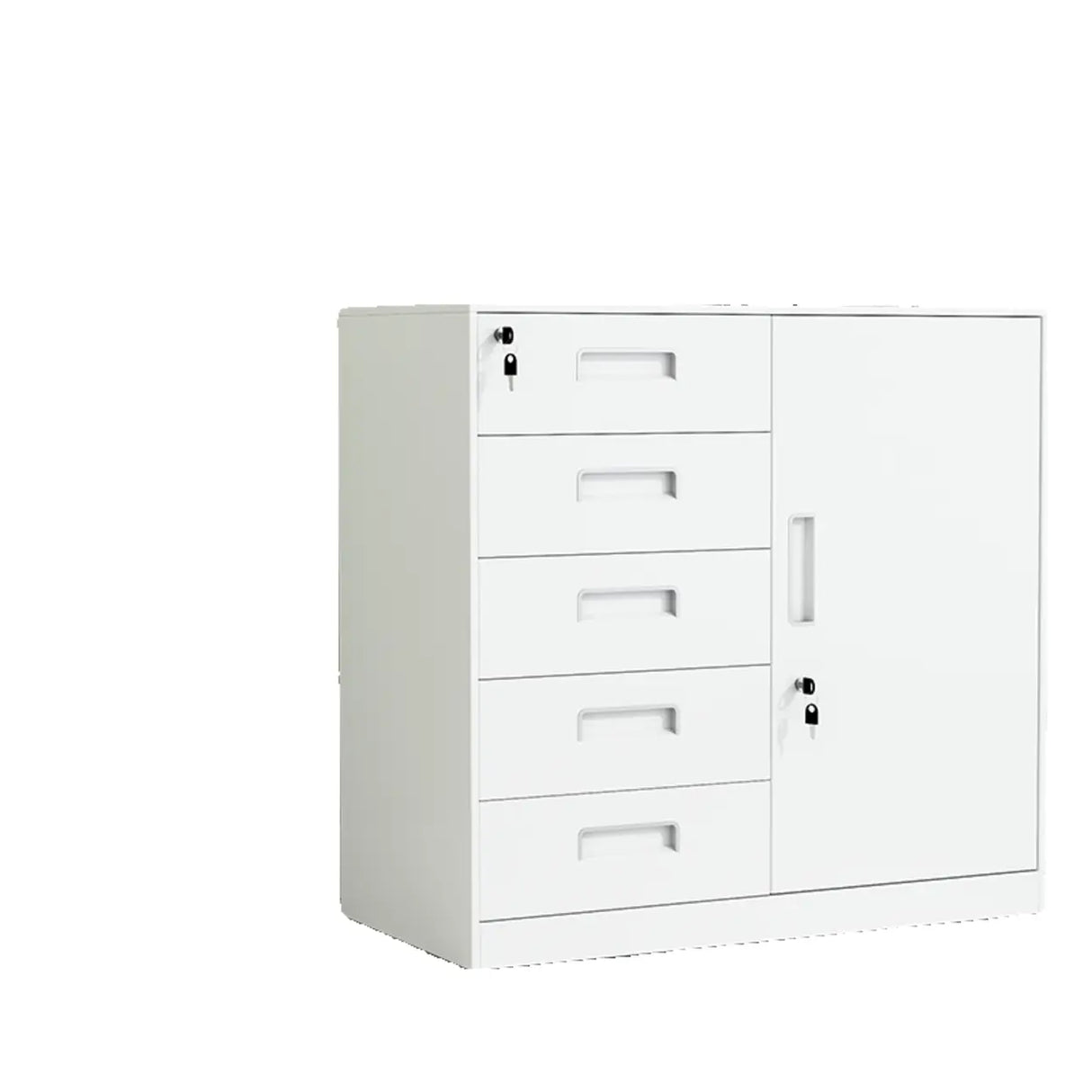 Office Vertical White Adjustable Storage Filing Cabinet Image - 15