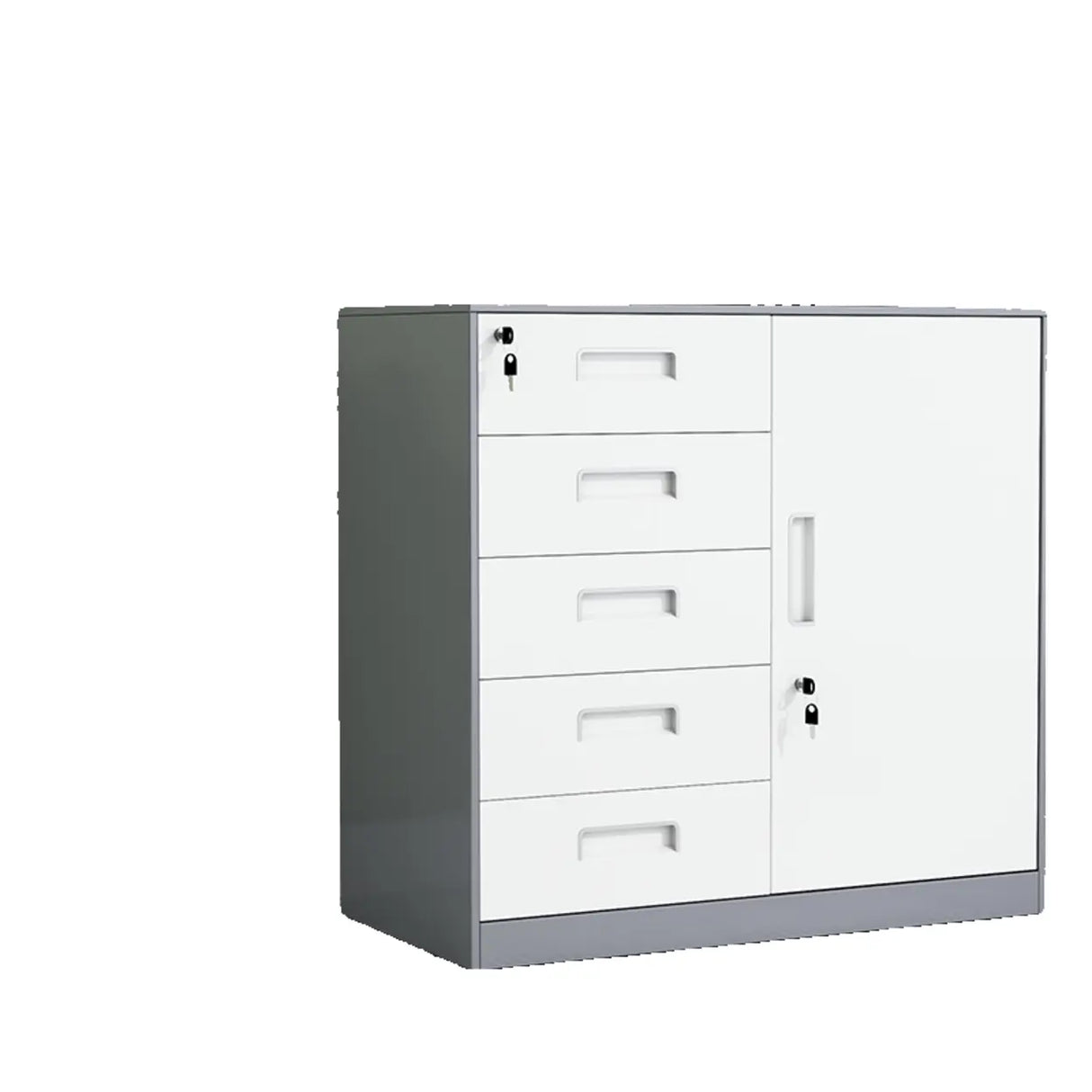 Office Vertical White Adjustable Storage Filing Cabinet Image - 18