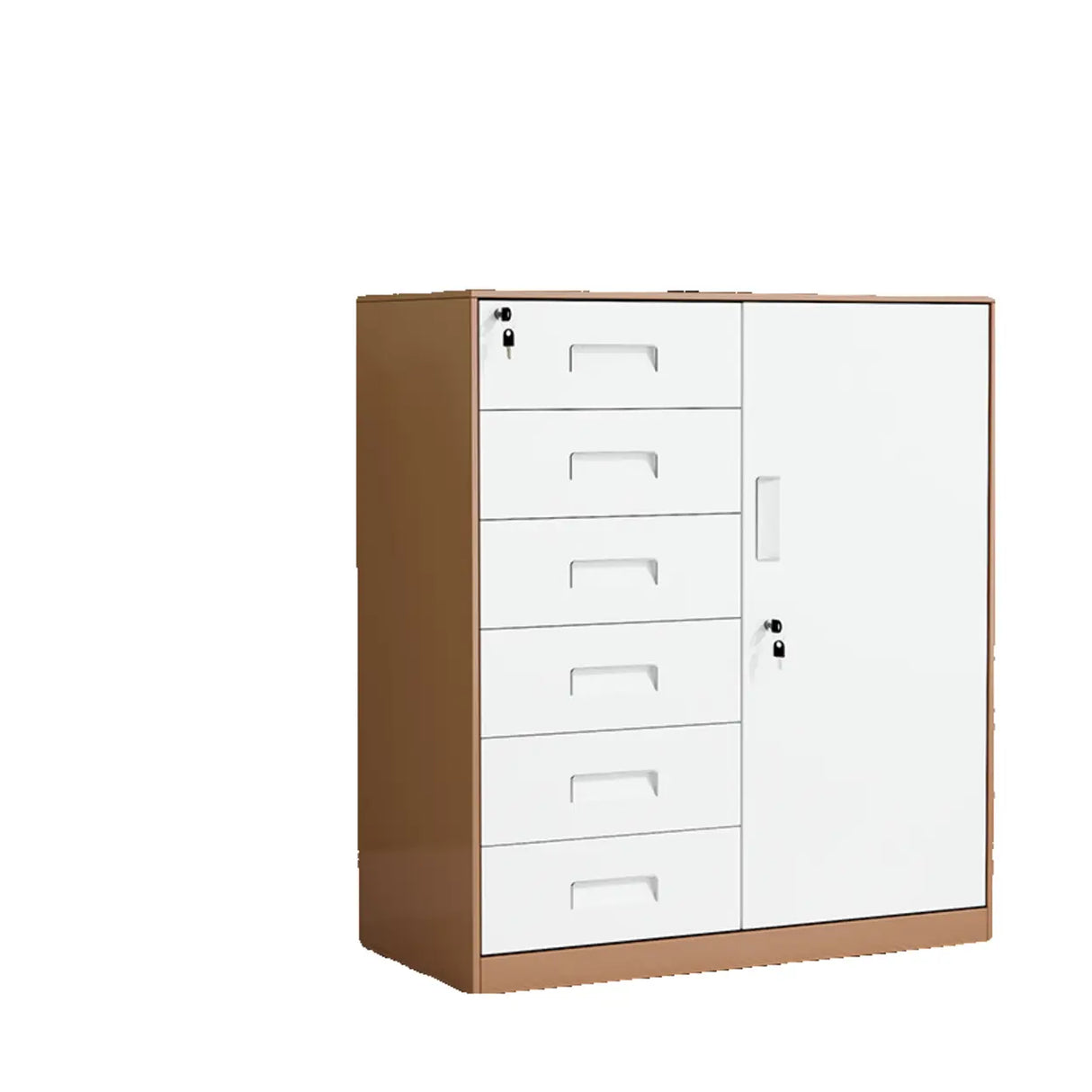 Office Vertical White Adjustable Storage Filing Cabinet Image - 21