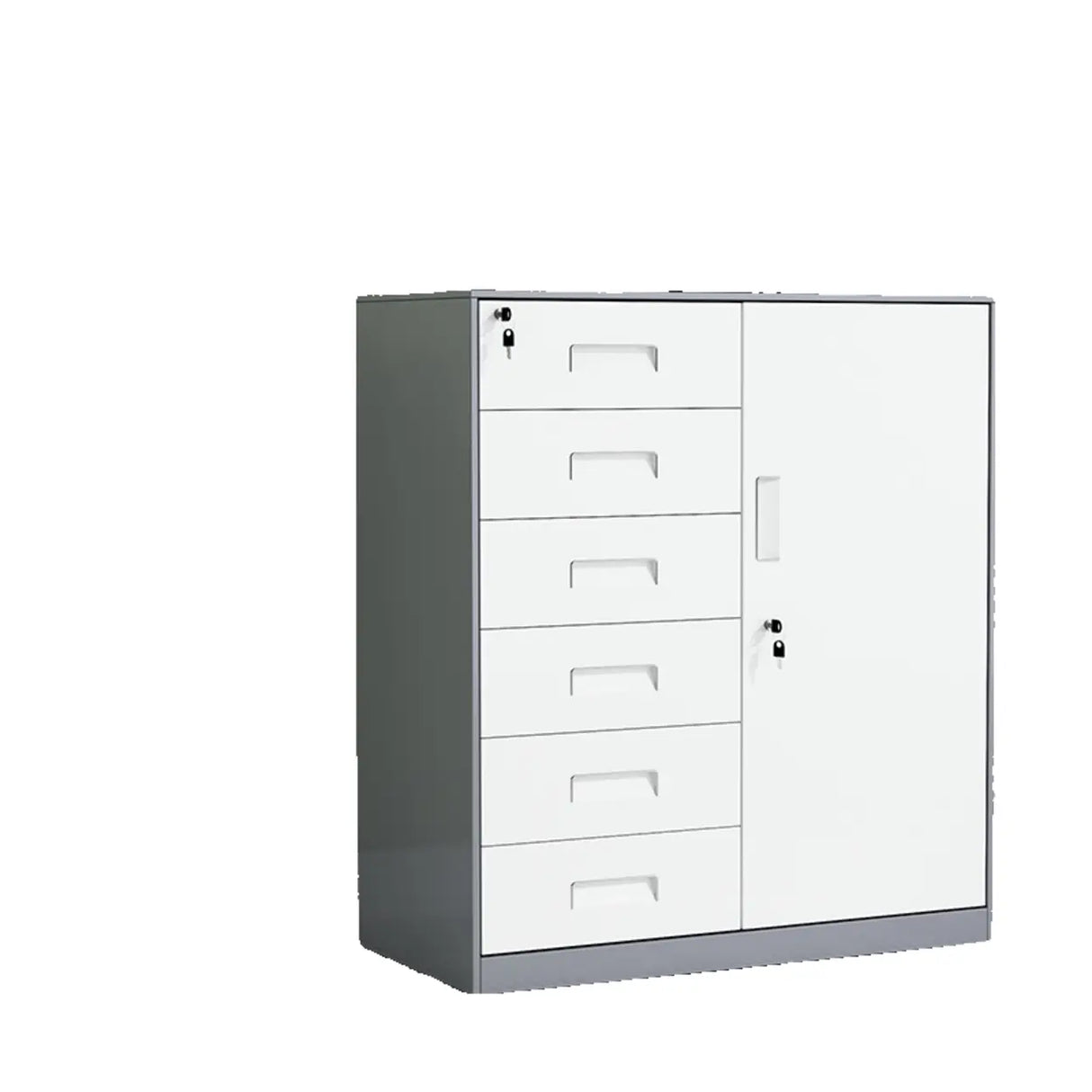 Office Vertical White Adjustable Storage Filing Cabinet Image - 22