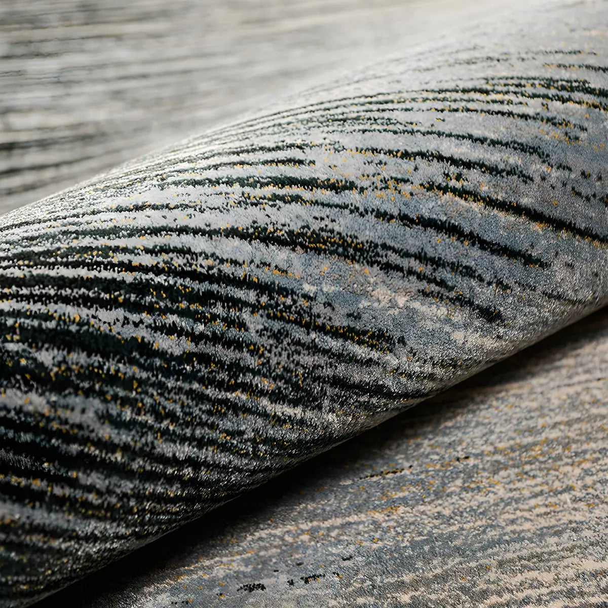 Ombre Rectangle Polyester Stain-Resistant Area Rug Image - 11