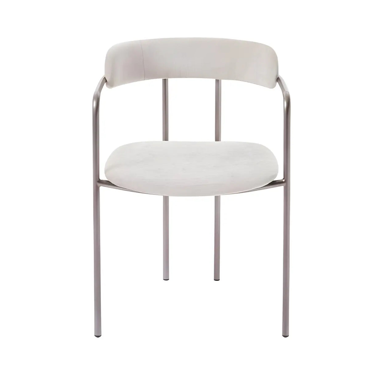 Open Back Microfiber Upholstered Dining Arm Chair Image - 21