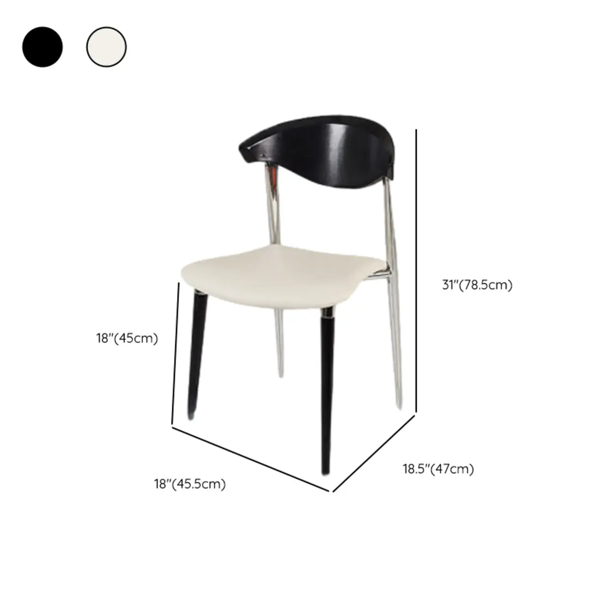 Open Curved Back Upholstered Wood Dining Chair Cherry Image - 25