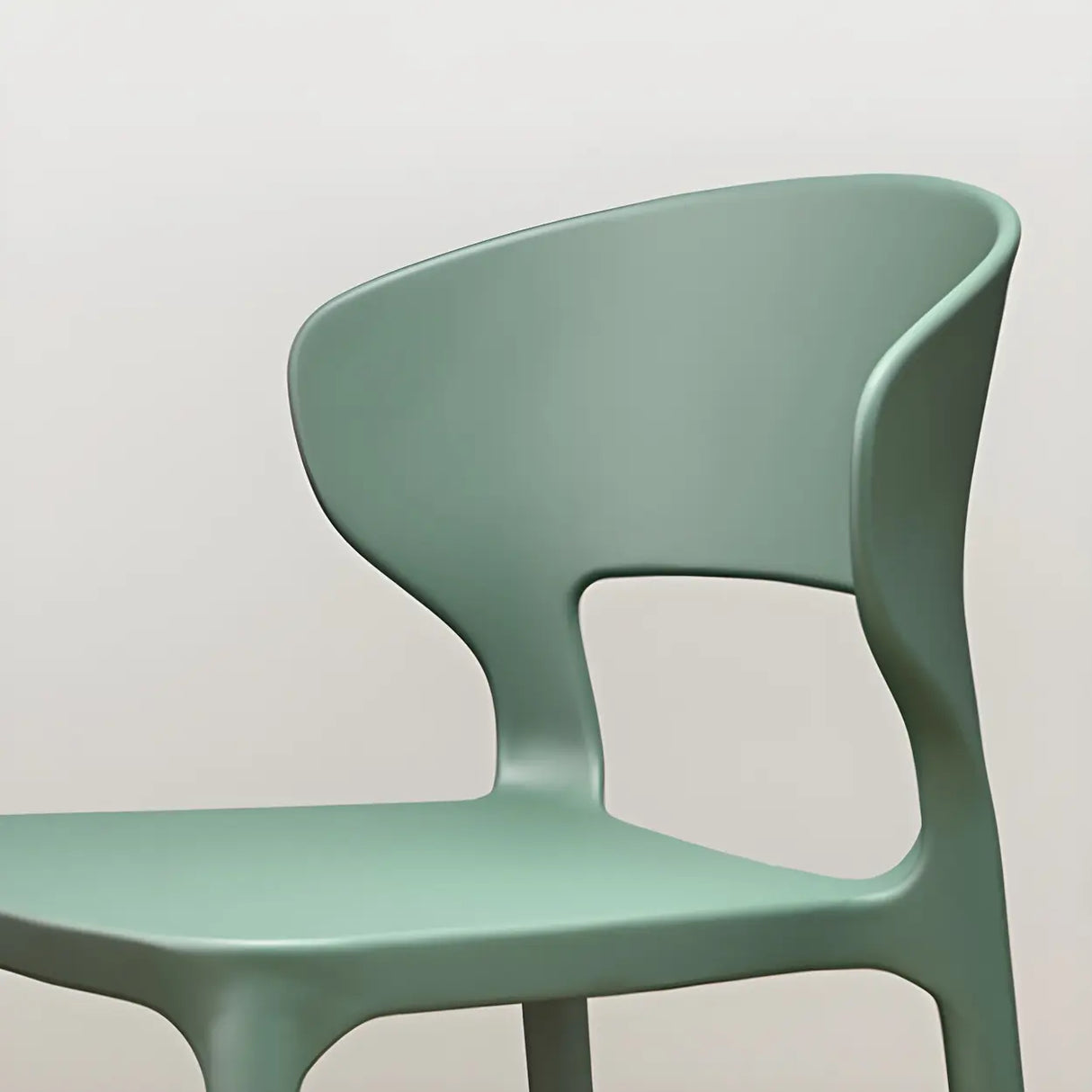 Open Low Back Armless Dining Side Chair in Multi-Color Image - 13