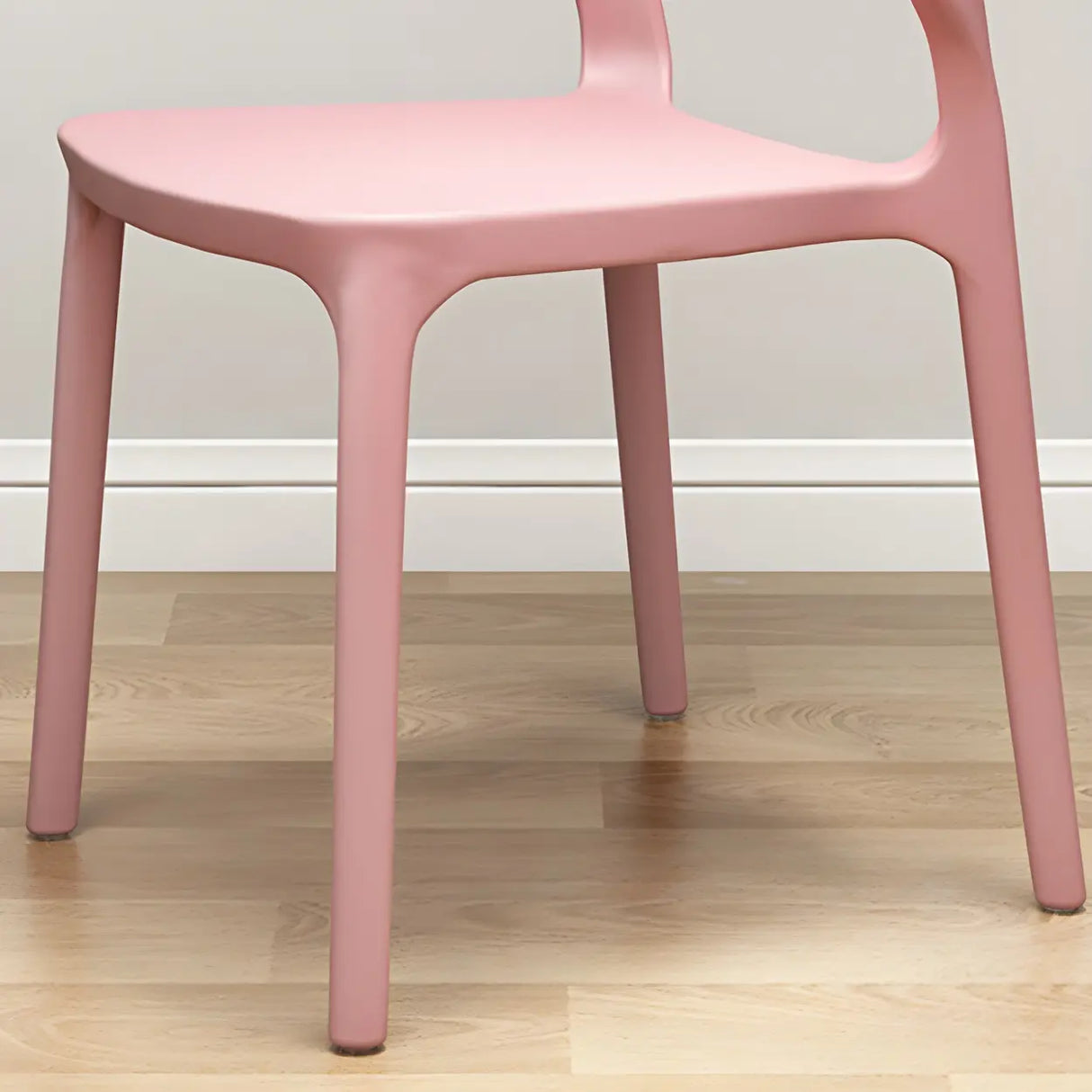 Open Low Back Armless Dining Side Chair in Multi-Color Image - 15