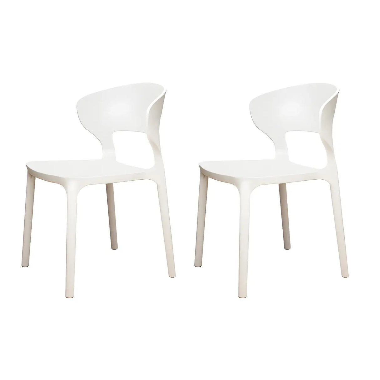 Open Low Back Armless Dining Side Chair in Multi-Color Image - 22