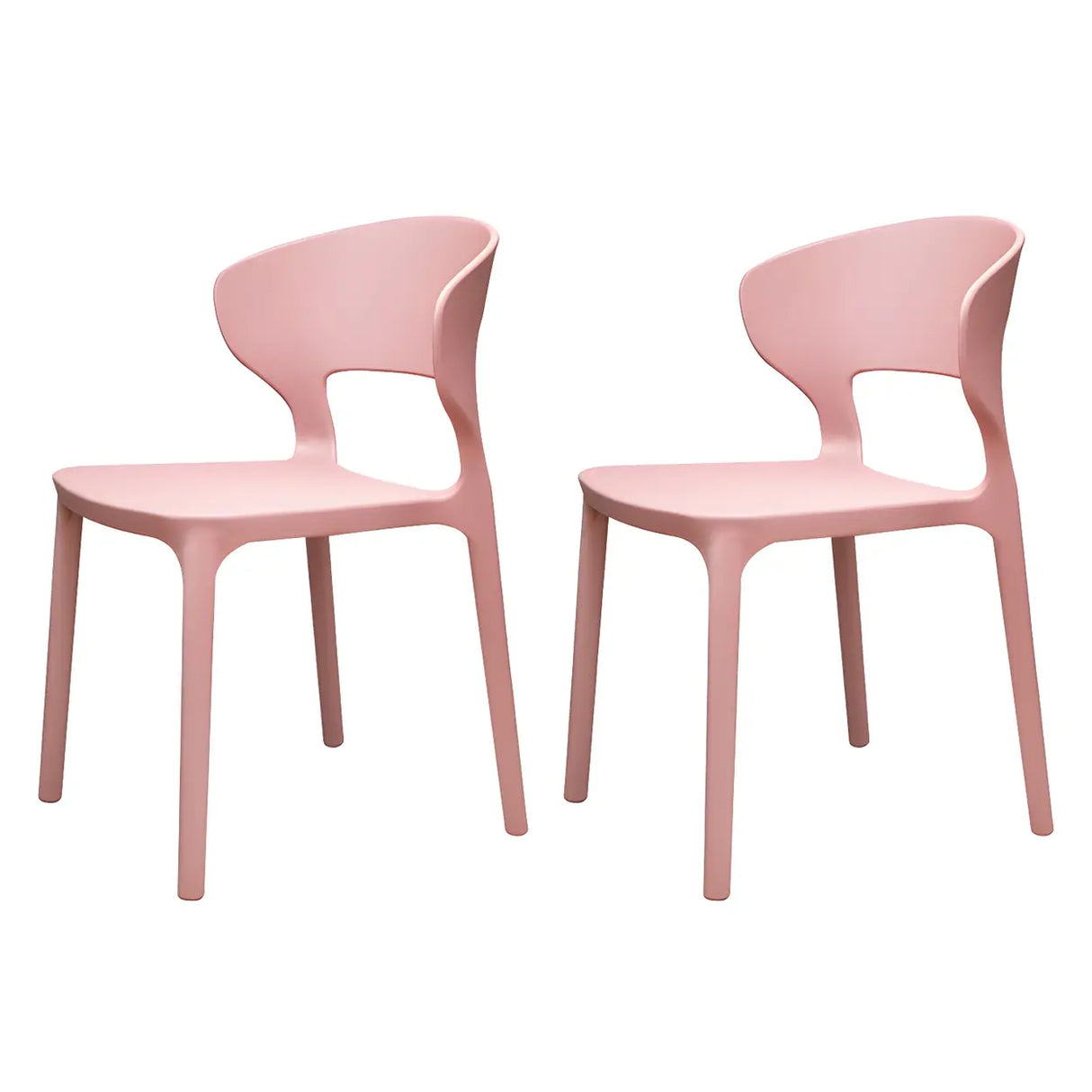 Open Low Back Armless Dining Side Chair in Multi-Color Image - 26