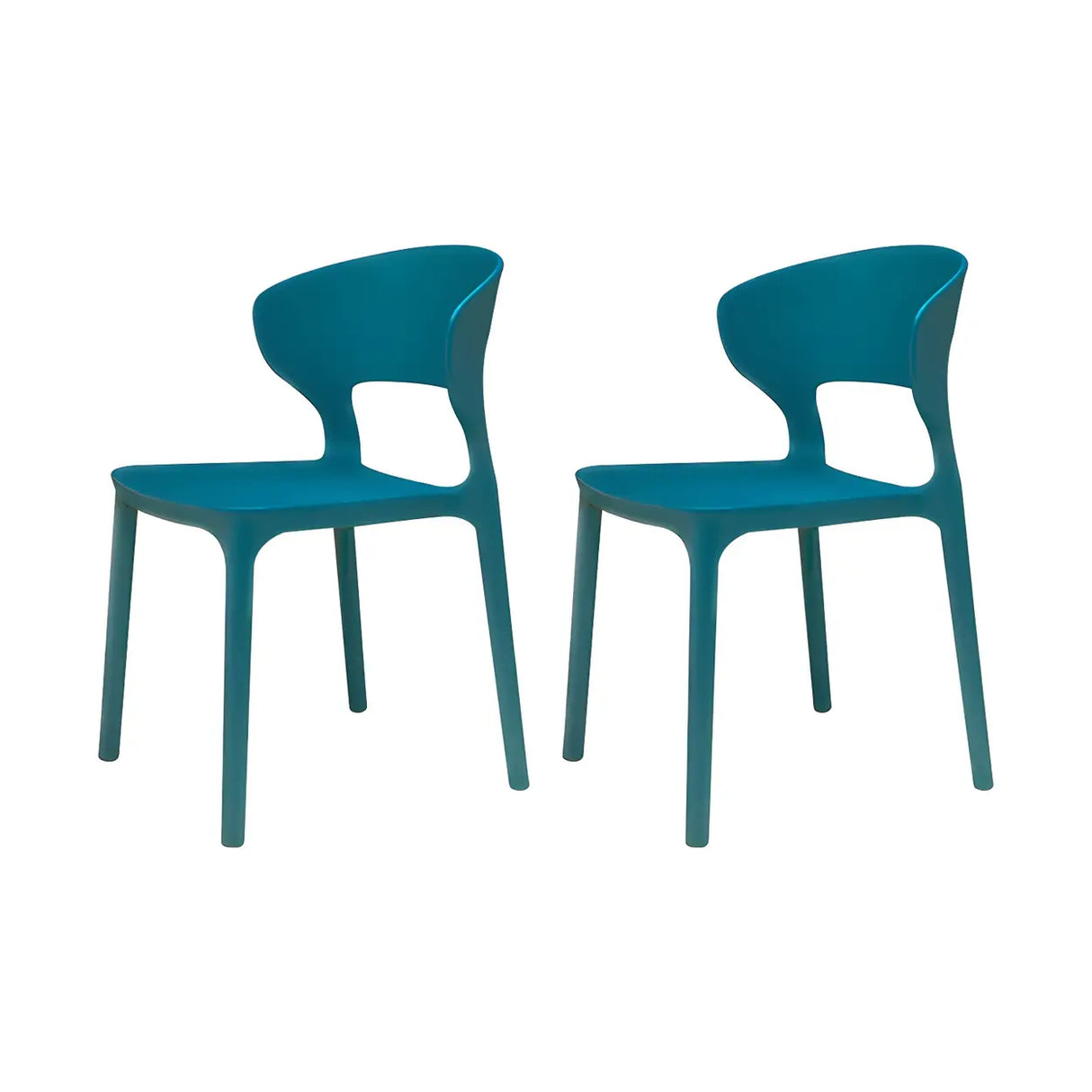 Open Low Back Armless Dining Side Chair in Multi-Color Image - 38