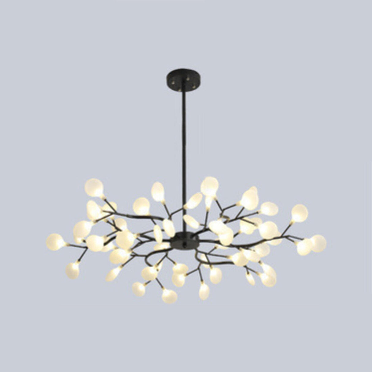 Organic Gold Branch Sputnik Acrylic Chandelier Image - 29