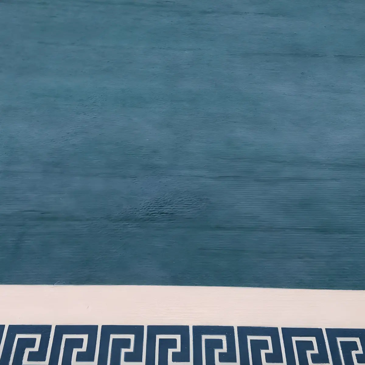 Oriental Floral Pattern Polyester Blue Area Rug Image - 11