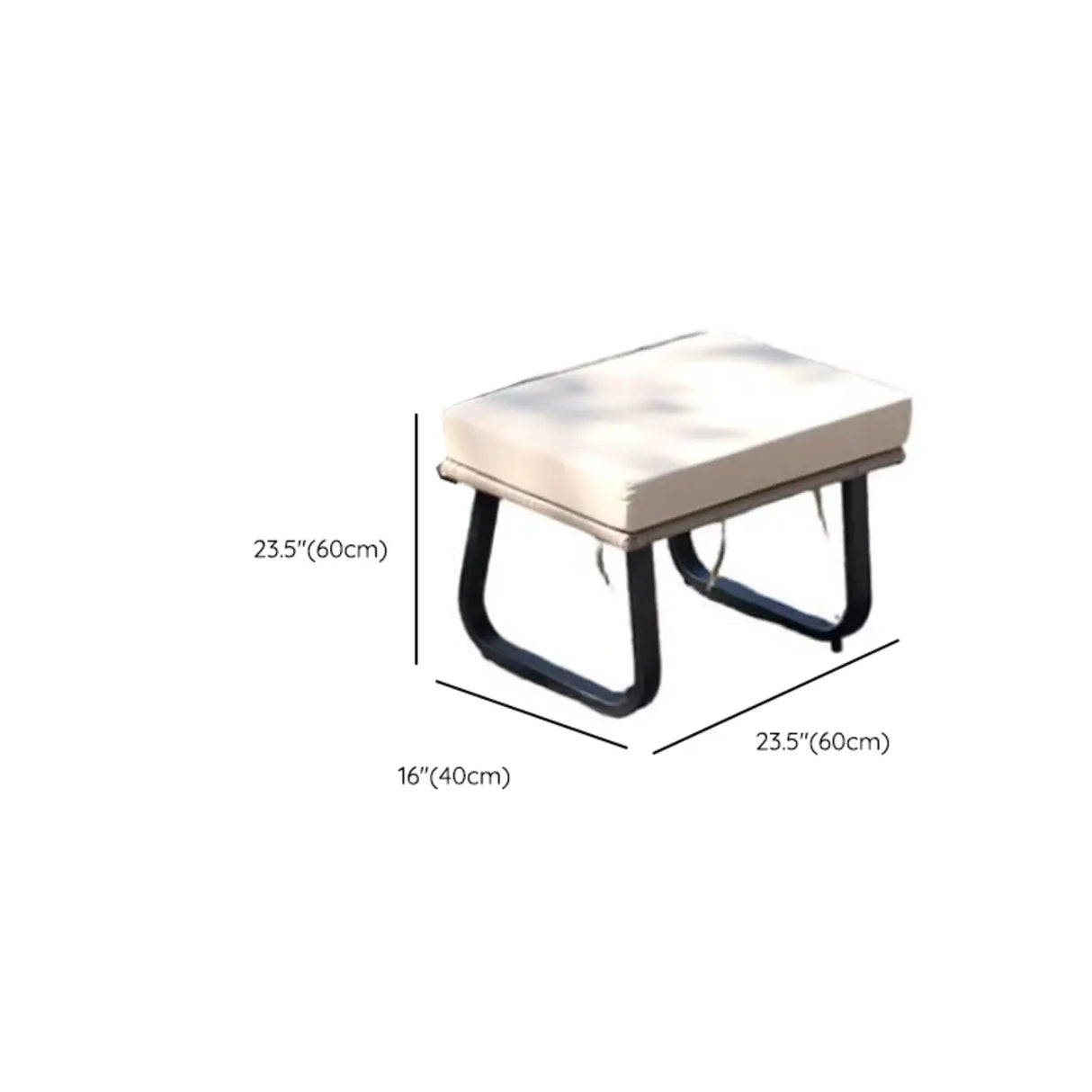 Outdoor Beige Wicker Upholstered Sofa Set with Cushions Image - 20