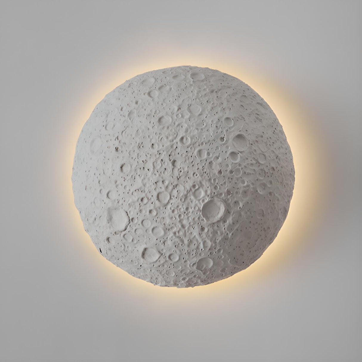 Outdoor Grey Waterproof LED Metal Moon Wall Lamp Image - 10