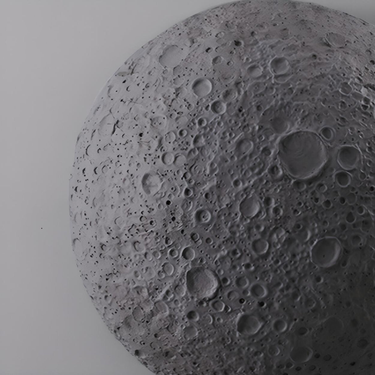 Outdoor Grey Waterproof LED Metal Moon Wall Lamp Image - 14