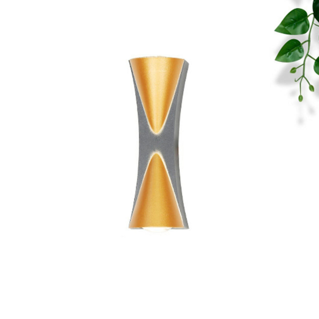 Outdoor Hourglass Design Up Down LED Wall Sconce Image - 6