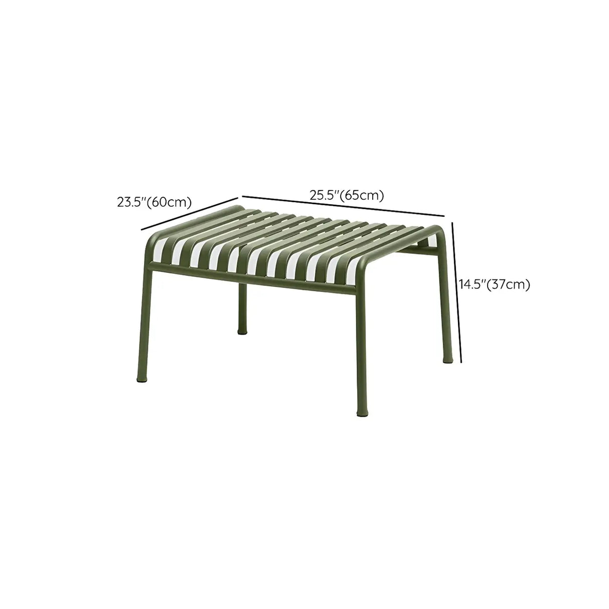 Outdoor Round Metal Green Water Resistant Bistro Table Image - 19