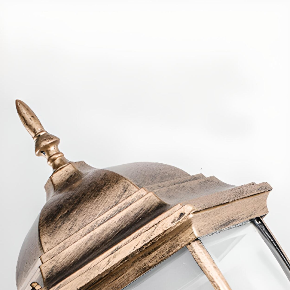 Outdoor Waterproof Metal Lantern LED Wall Sconce Image - 16