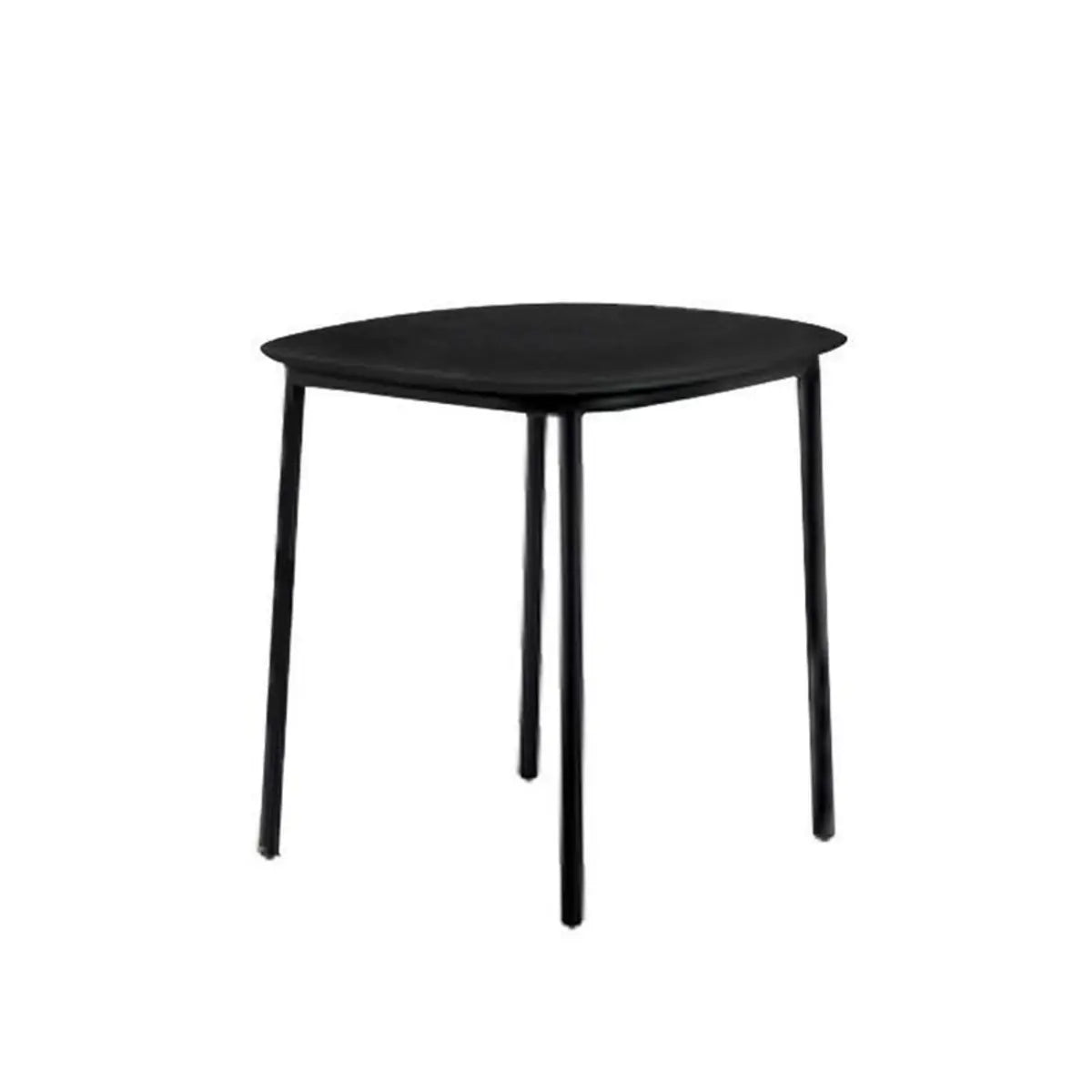 Outdoor White Waterproof Stone Oval Coffee Table Image - 9