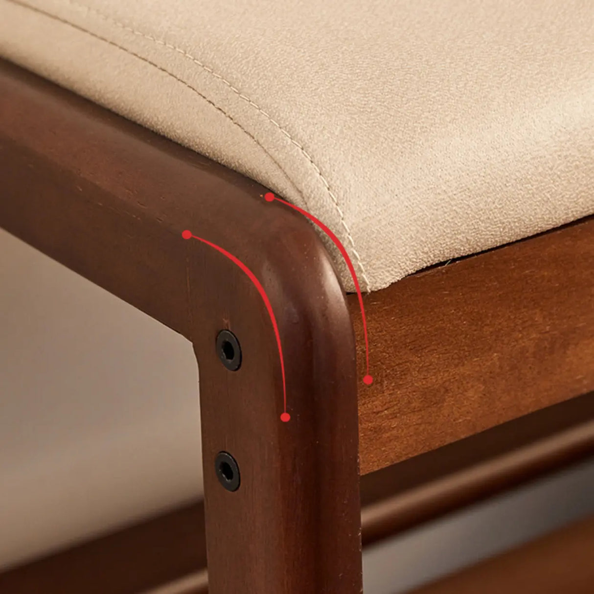 Padded Entryway Bench with Double Shoe Storage Shelf Image - 13