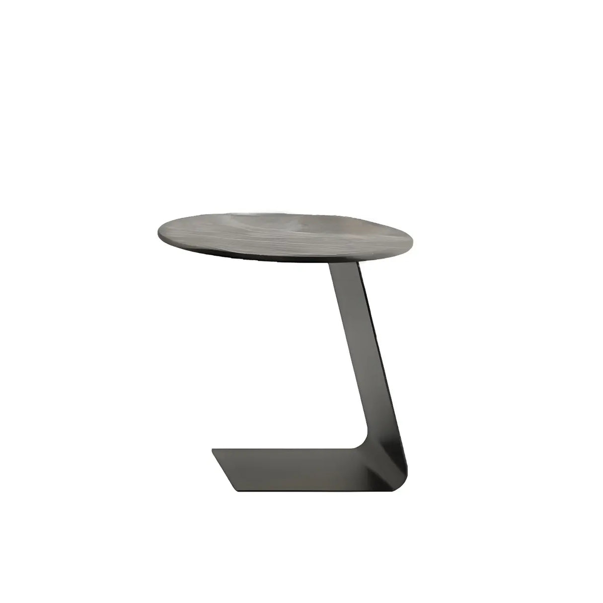 Pandora Gold Stone Top Black Metal Base Coffee Table Image - 7