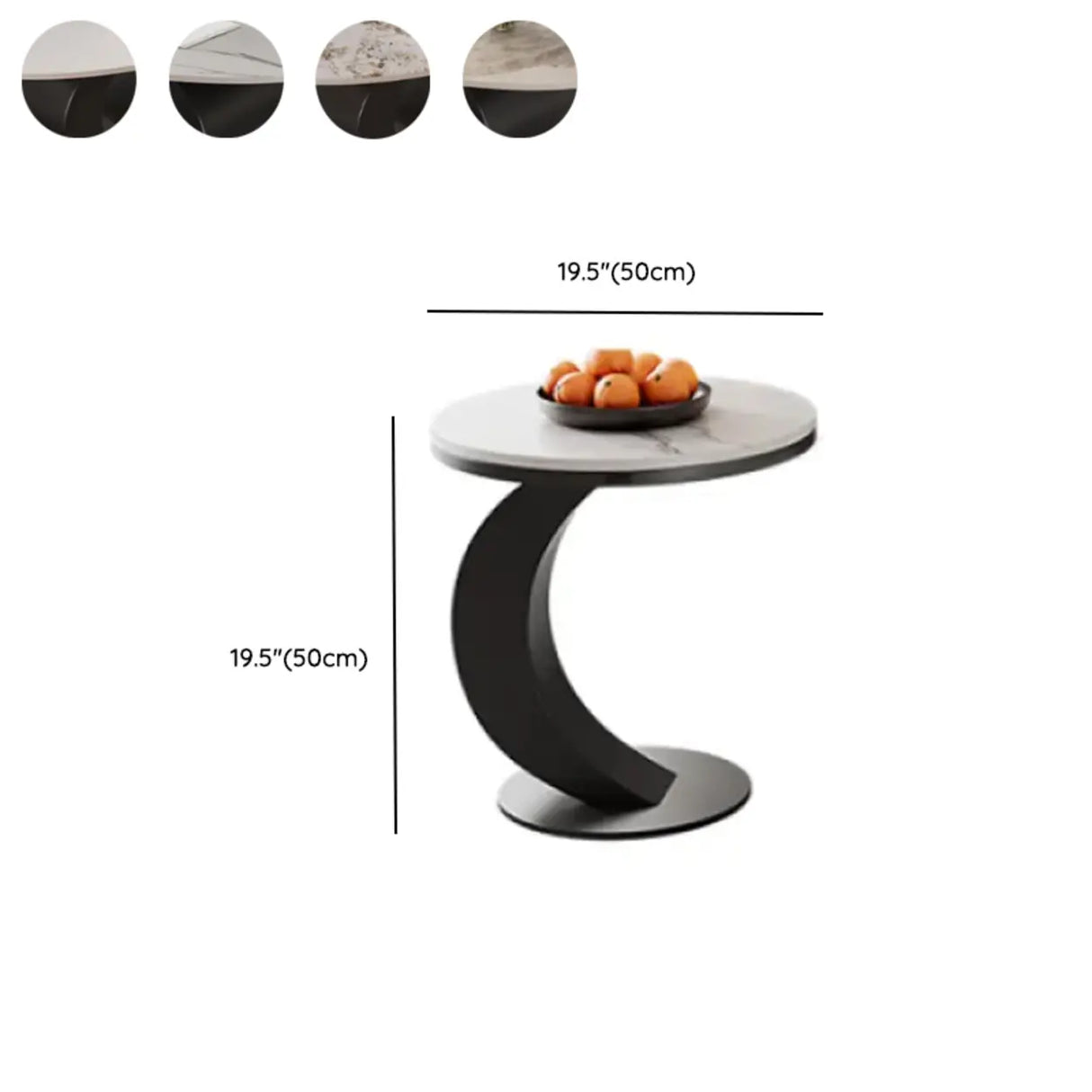 Pandora Stone Oval Abstract Base Nesting Coffee Table Image - 12