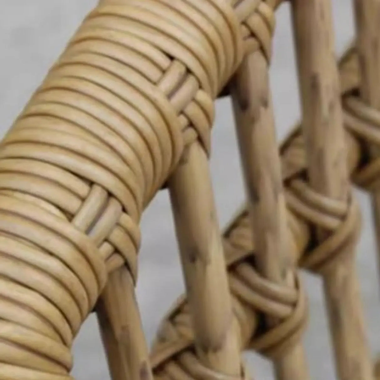 Patio Rattan Rectangular Beige Waterproof Conversation Set Image - 10